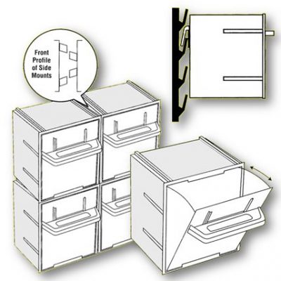 Visi-Pak Modular Storage & Display Bins